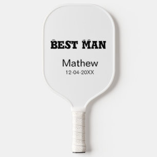 Palas De Pickleball Mejor hombre despedida de soltero añadir nombre fe
