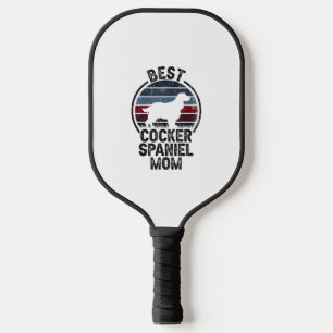 Palas De Pickleball Mejor Madre Perro - Cocker Español Vintage