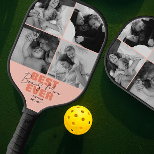 Palas De Pickleball Mejor Mamá de Bono Moderno Fotocollage