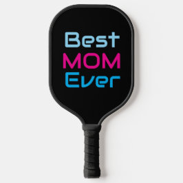 Palas De Pickleball Mejor Mamá del Mundo Remo de Pickleball Negro y Ro