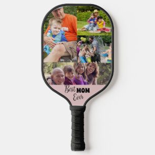 Palas De Pickleball Mejor MOM jamás plantilla de fotos Rubor Pink