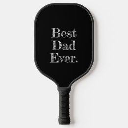 Palas De Pickleball Mejor Papá del Mundo Tipografía Dibujada a Mano Ne