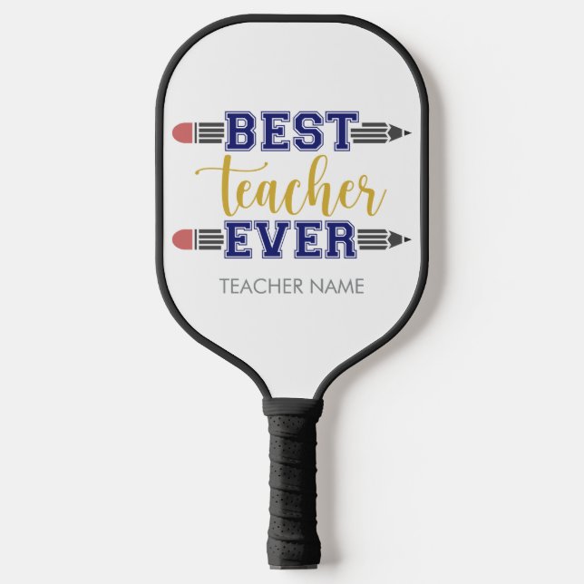 Palas De Pickleball Mejor Profesor Personalizado - Regalo Personalizad (Anverso)