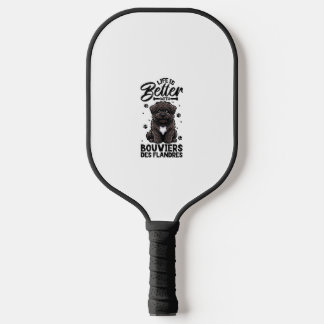 Palas De Pickleball Mejor vida con Bouvier des Flandres
