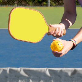 Palas De Pickleball Mejora tu diseño con fondo amarillo