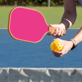 Palas De Pickleball Mejora tu diseño con fondo rosado