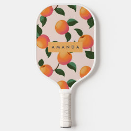 Palas De Pickleball Melocotones personalizados de patrón de durazno
