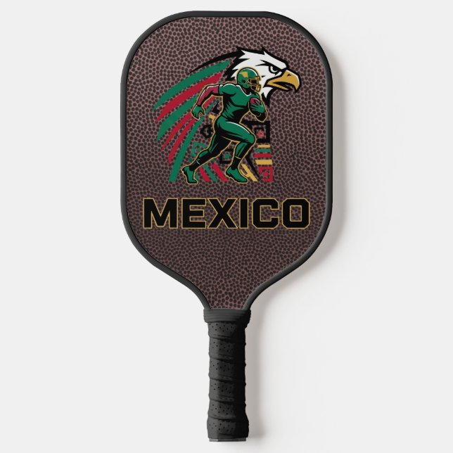 Palas De Pickleball Mexico Football Eagle National Pride Action Art (Anverso)