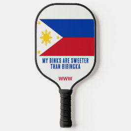Palas De Pickleball MI DINK ES MÁS DULCE QUE BIBINGKA Diversión Filipi