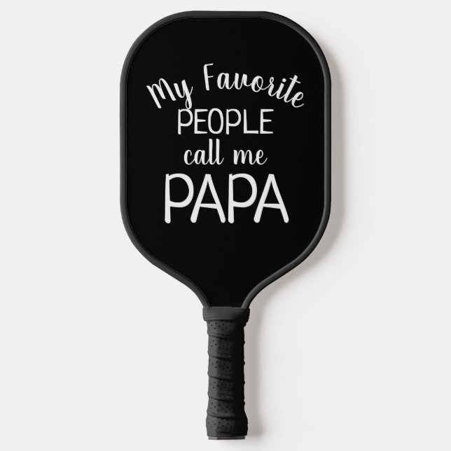 Palas De Pickleball Mi favorita me llama papá negro (Anverso)