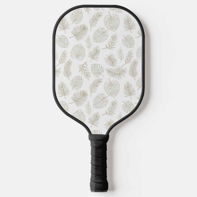 Palas De Pickleball Minimal Botanical Line Art Pattern (6) (Anverso)