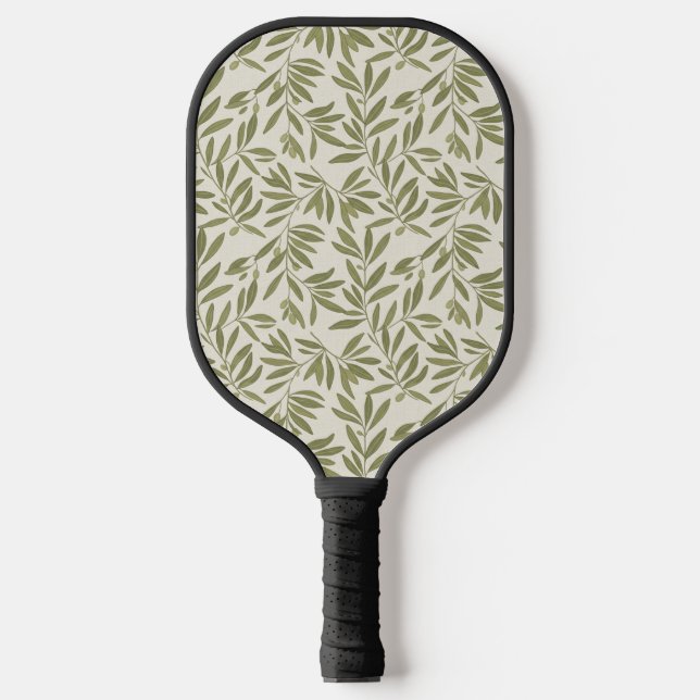 Palas De Pickleball Minimal Olive Branch Pattern (Anverso)