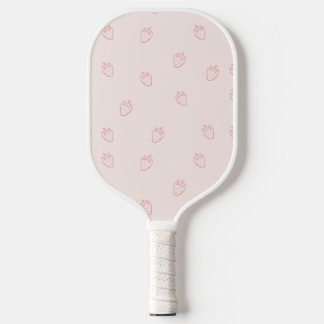 Palas De Pickleball Minimalismo de Fresa