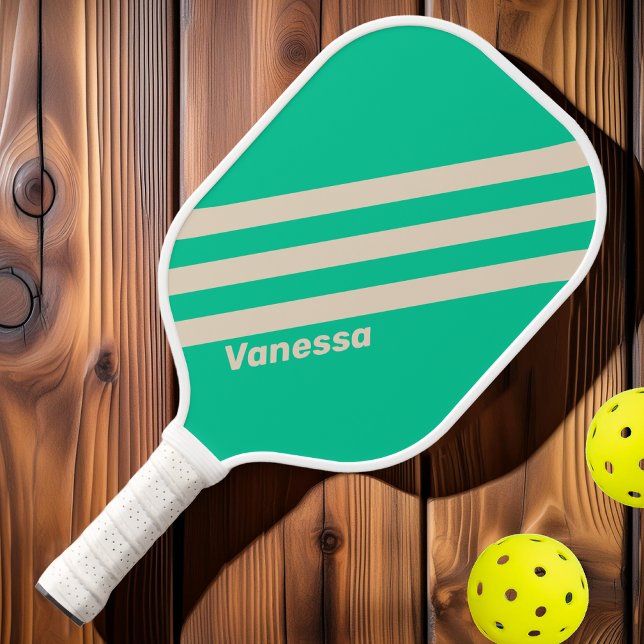 Palas De Pickleball Mint Retro Tres bandas con nombre (Subido por el creador)