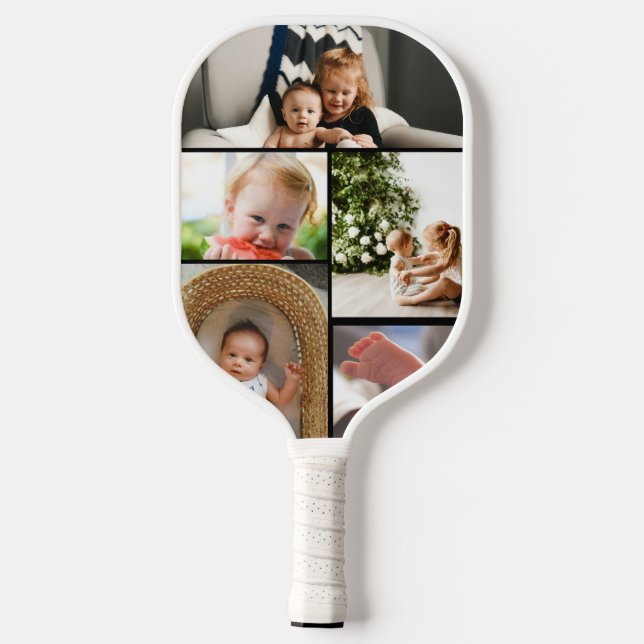 Palas De Pickleball mira quién es el Collage de fotos de 70 Personaliz (Reverso )