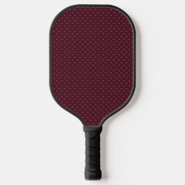 Palas De Pickleball Mocha Cherry Polka Dots Summer Coquette Maroon Red
