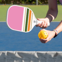 Palas De Pickleball Moda Sporty Pink Top Green Naranja de bandas de Ca