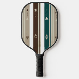 Palas De Pickleball Modern Celestial Triple Vertical Stripe Pickleball
