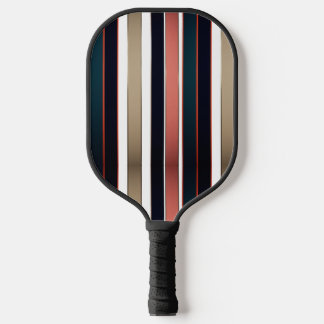 Palas De Pickleball Modern Fire and Bold Diagonal Stripe Pickleball 