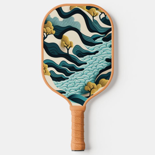 Palas De Pickleball Modern Landscape (Anverso)