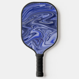Palas De Pickleball Modern Marble Monogram Pickleball Paddle