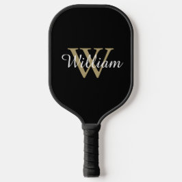 Palas De Pickleball Modern Personalized Monogram Script