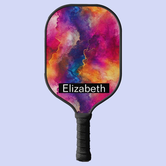 Palas De Pickleball Modern Pink Color Fusion Personalized (Subido por el creador)