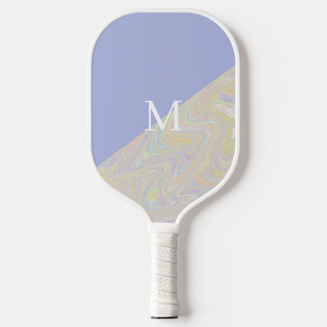 Palas De Pickleball Modern Retro Mashup Pickleball Paddle (Anverso)