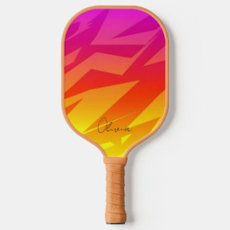 Palas De Pickleball Modern Sporty Energetic Pop Art Aesthetic 