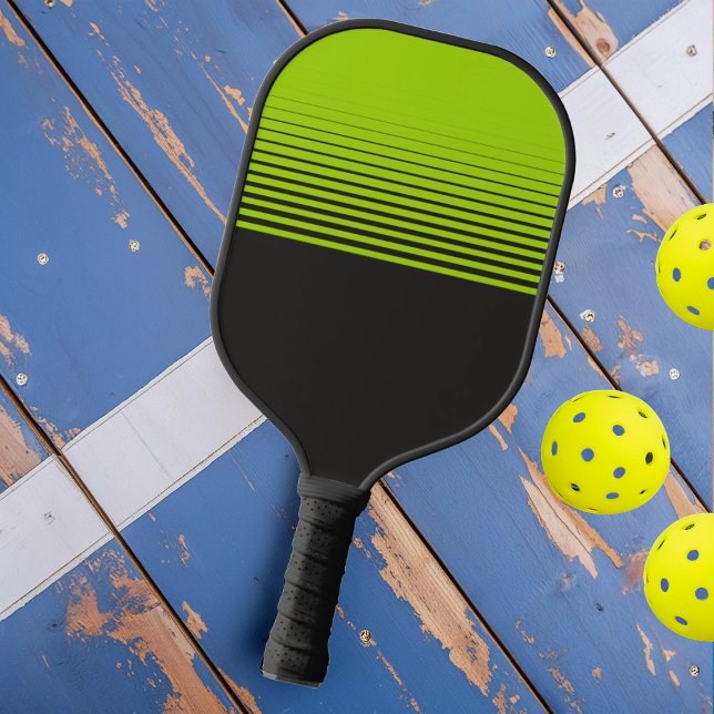 Palas De Pickleball Moderna neón verde negro de moda deportiva (Subido por el creador)
