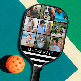 Palas De Pickleball Moderno 9 bandas de Collage de fotos Nombre Person