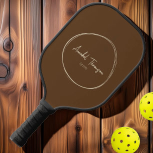 Palas De Pickleball Moderno de mediados de siglo Bosque Profundo Nom