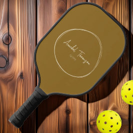 Palas De Pickleball Moderno de mediados de siglo cálido desierto | Nom