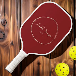 Palas De Pickleball Moderno de mediados de siglo Cranberry intenso | N