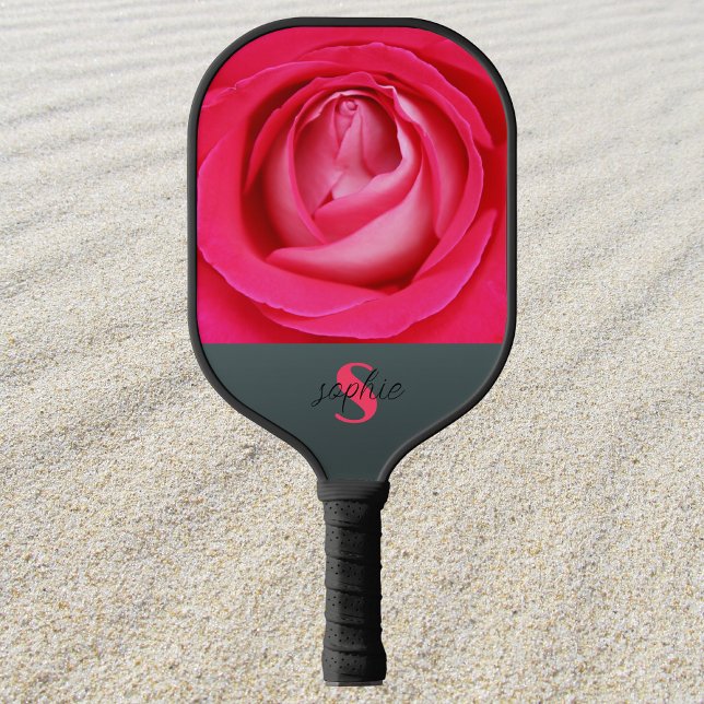 Palas De Pickleball Moderno rosa rosa caliente con el nombre Picklebal (Subido por el creador)