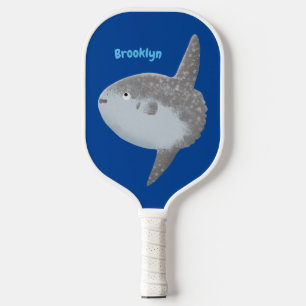 Palas De Pickleball Mola mola de pez luna oceánica lindo personalizado