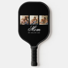 Palas De Pickleball Mom Established Black Elegant Script 3 Photo