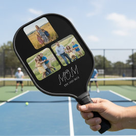 Palas De Pickleball Mom Established Black Script 3 Photo  