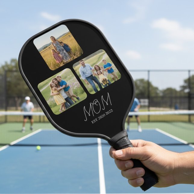 Palas De Pickleball Mom Established Black Script 3 Photo   (Subido por el creador)