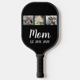 Palas De Pickleball Mom Established Elegant Script Black 3 Photo