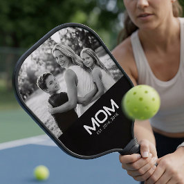 Palas De Pickleball Mom Established Fun Bold Photo 