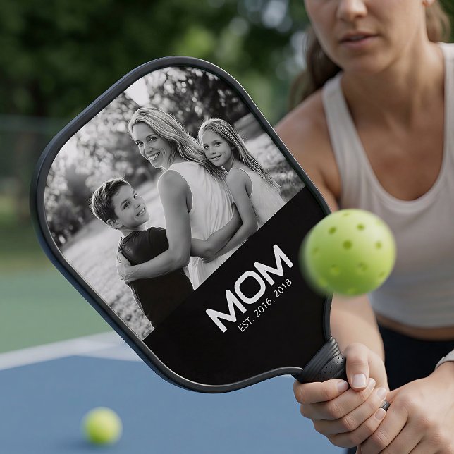 Palas De Pickleball Mom Established Fun Bold Photo  (Subido por el creador)