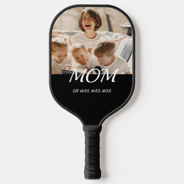 Palas De Pickleball Mom Established Fun Script Photo (Anverso)
