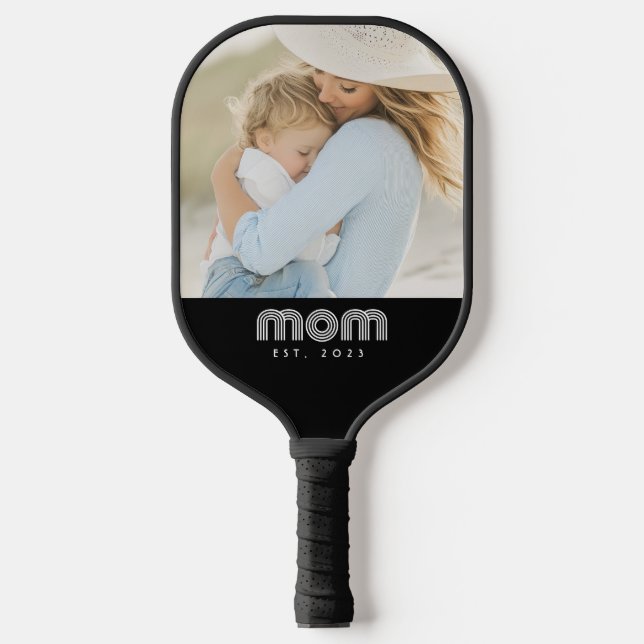 Palas De Pickleball Mom Established Fun Script Photo  (Anverso)