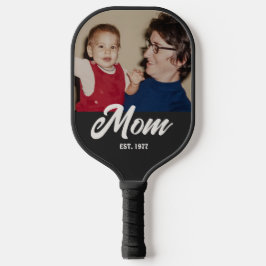 Palas De Pickleball Mom Established Fun Script Photo