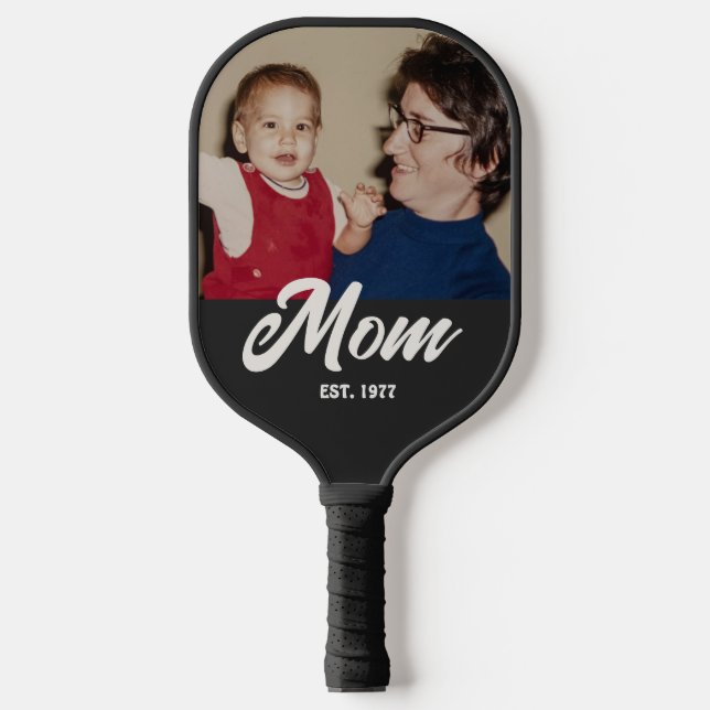 Palas De Pickleball Mom Established Fun Script Photo (Anverso)
