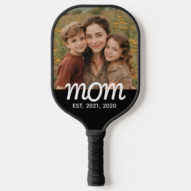 Palas De Pickleball Mom Established Fun Script Photo (Anverso)