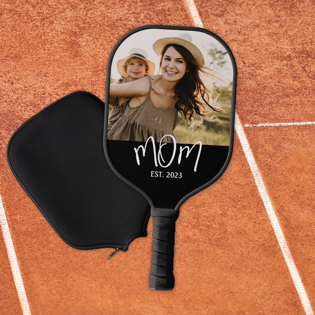 Palas De Pickleball Mom Established Fun Script Photo (Subido por el creador)