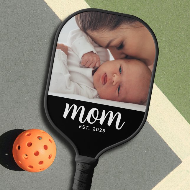 Palas De Pickleball Mom Established Fun Script Photo (Subido por el creador)