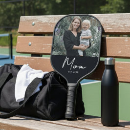 Palas De Pickleball Mom Established Fun Script Photo